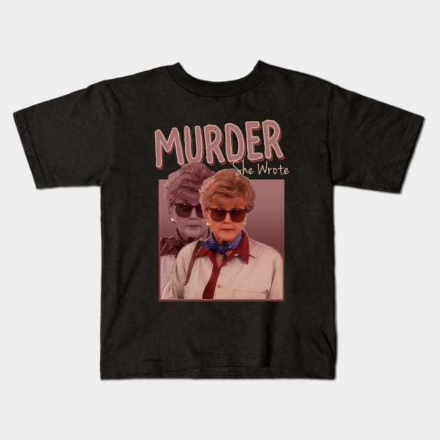 murder she Kids T-Shirt by nikalassjanovic